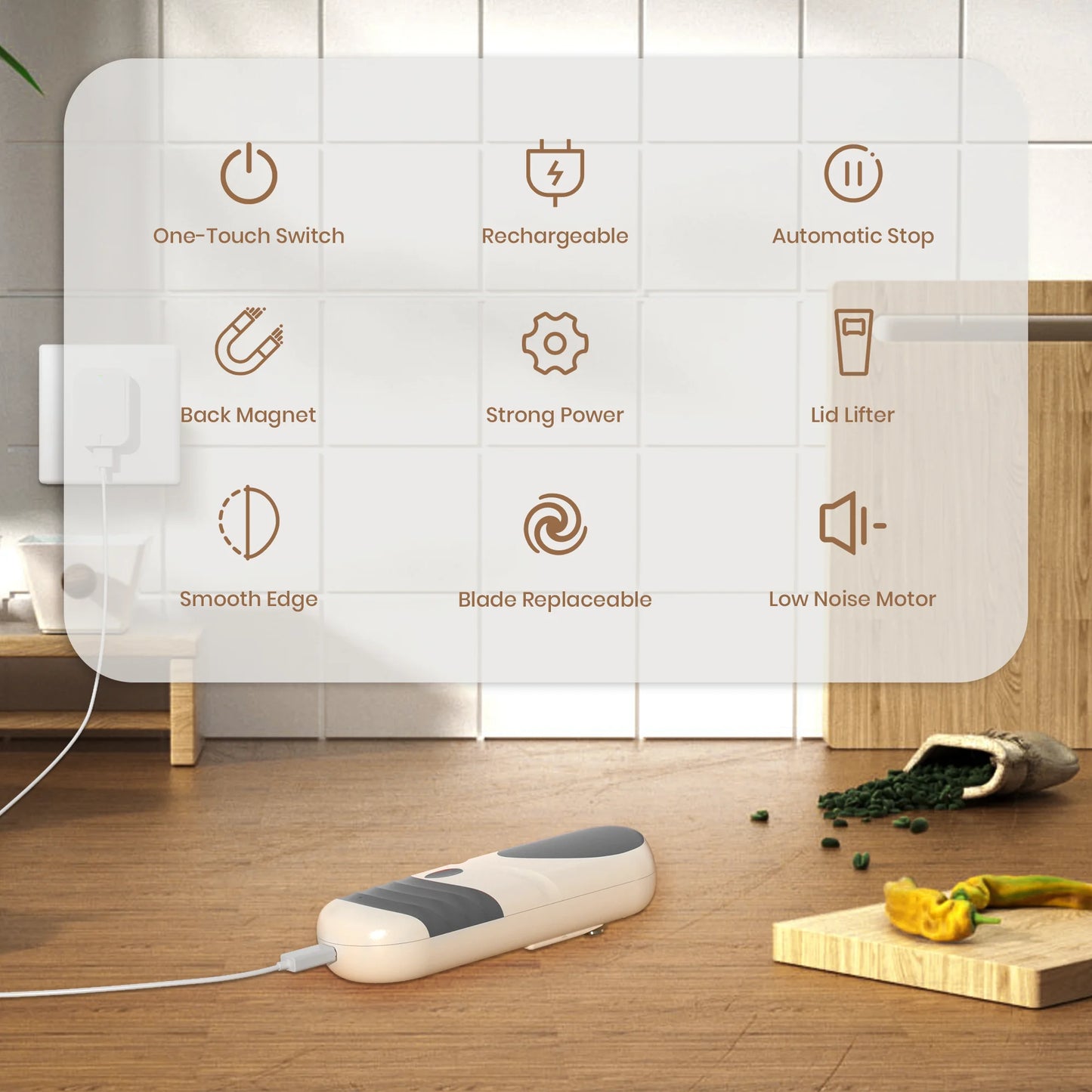 Rechargeable Electric Can Opener