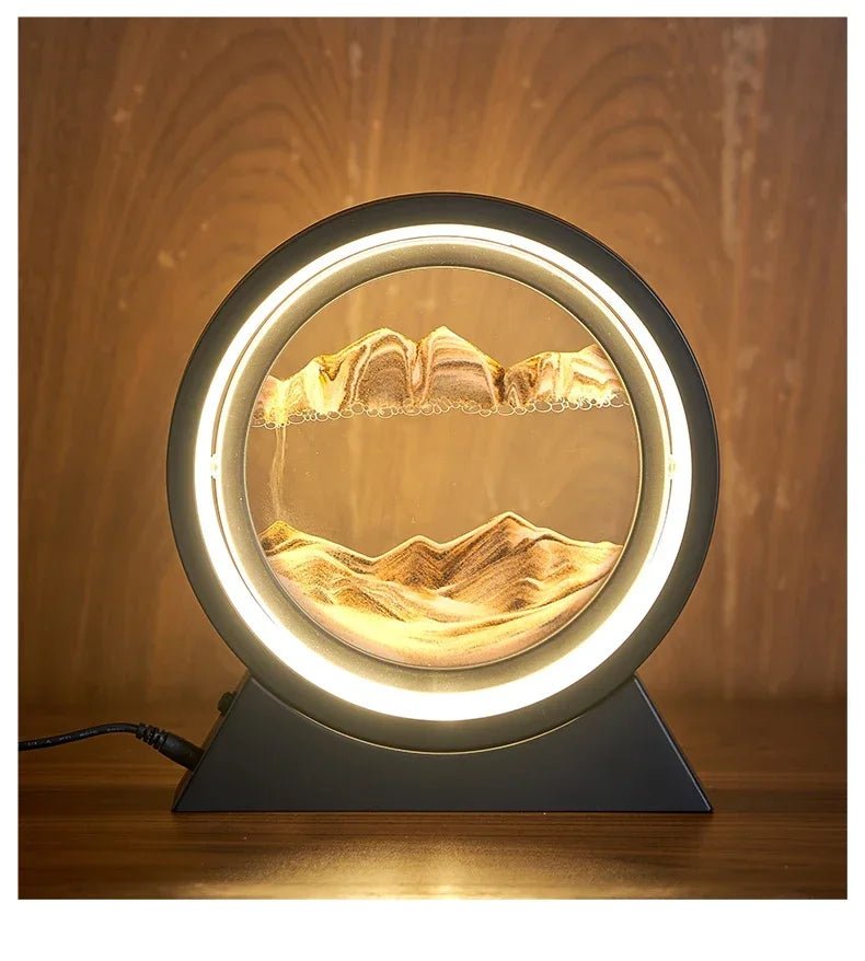 Moving Sand Art Lamp