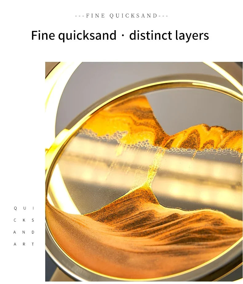 Moving Sand Art Lamp
