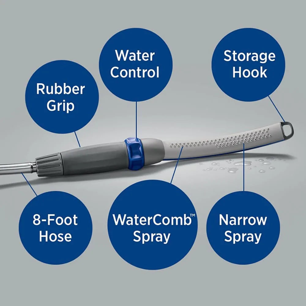 2-in-1 Pet Shower & Massage Brush