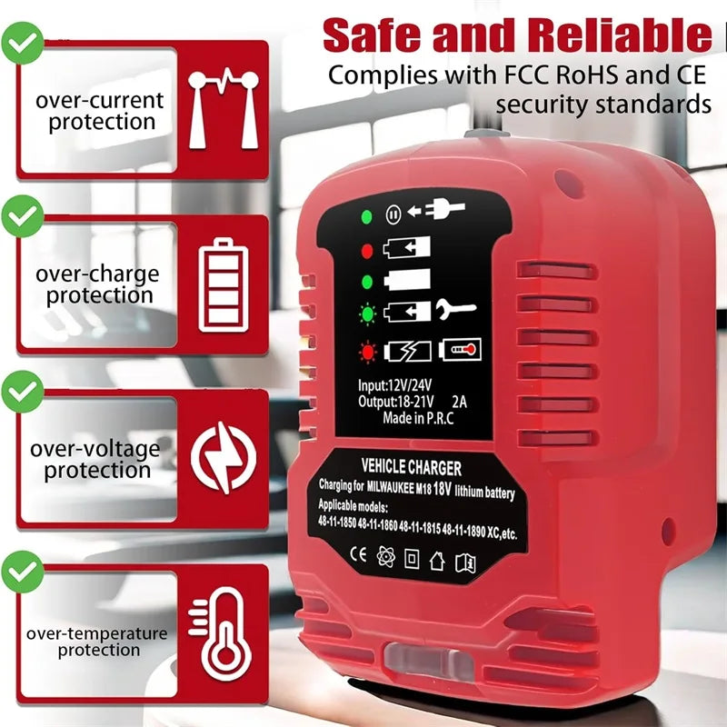 Drill Battery Car Charger