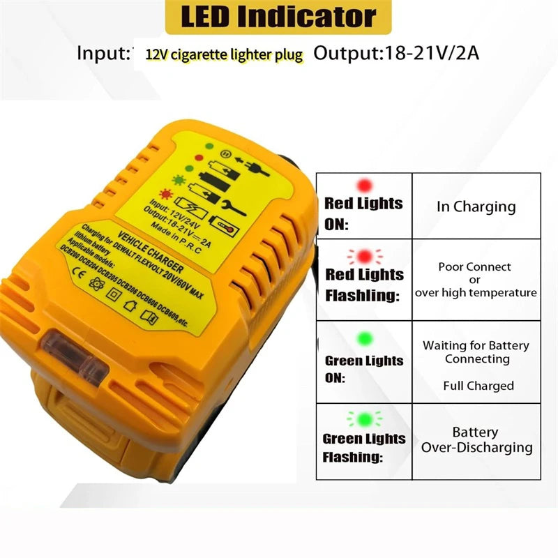 Drill Battery Car Charger