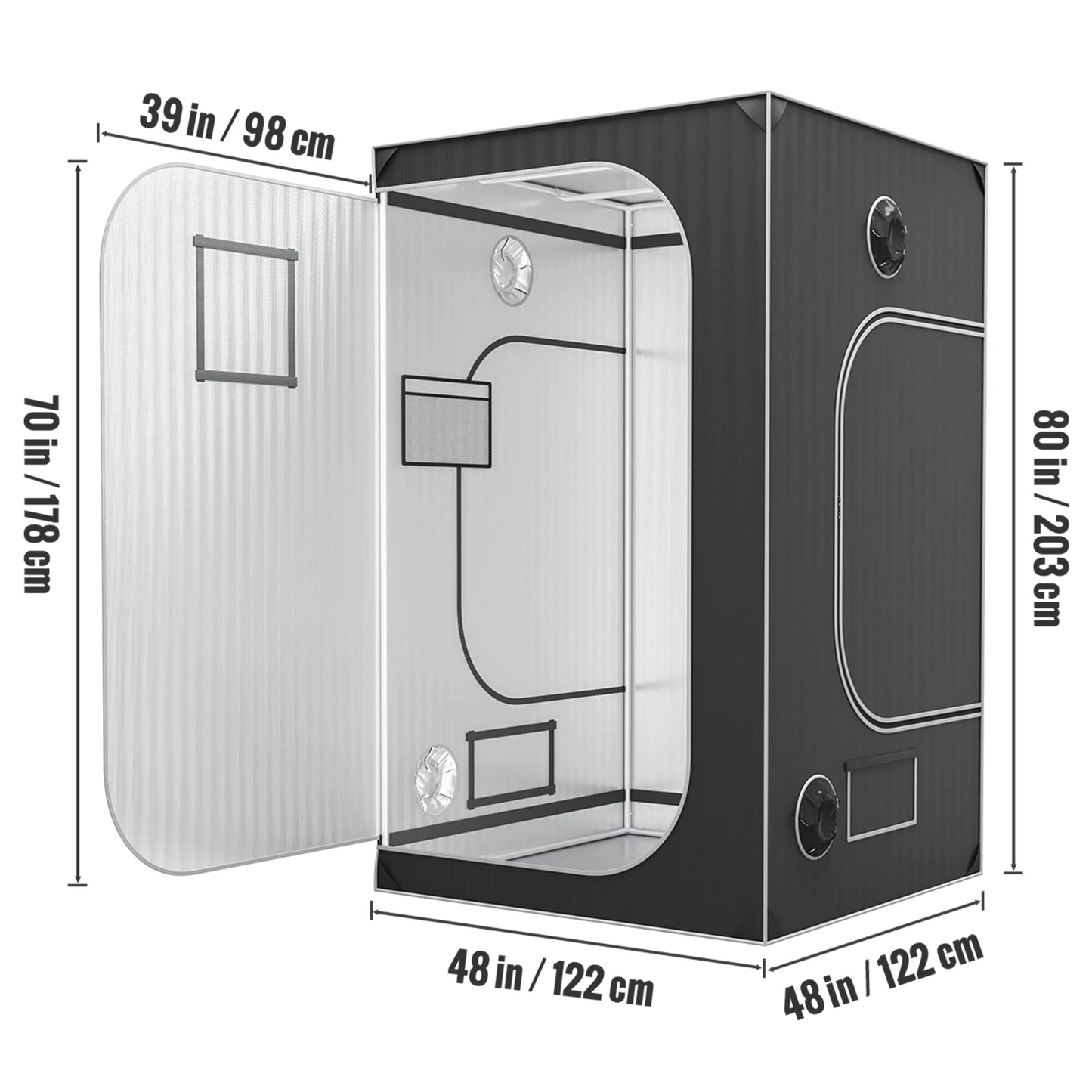 5x5 Reinforced Grow Tent