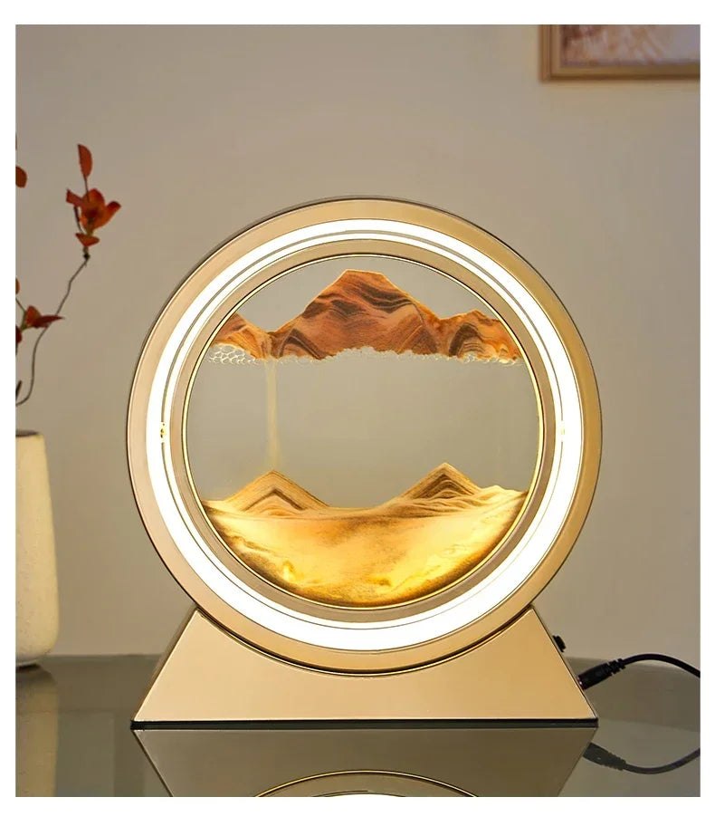Moving Sand Art Lamp