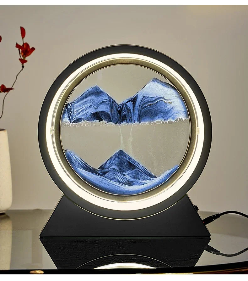 Moving Sand Art Lamp