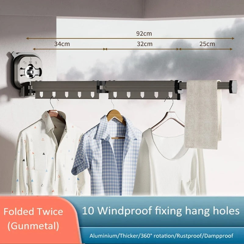 Wall-Mounted Drying Rack