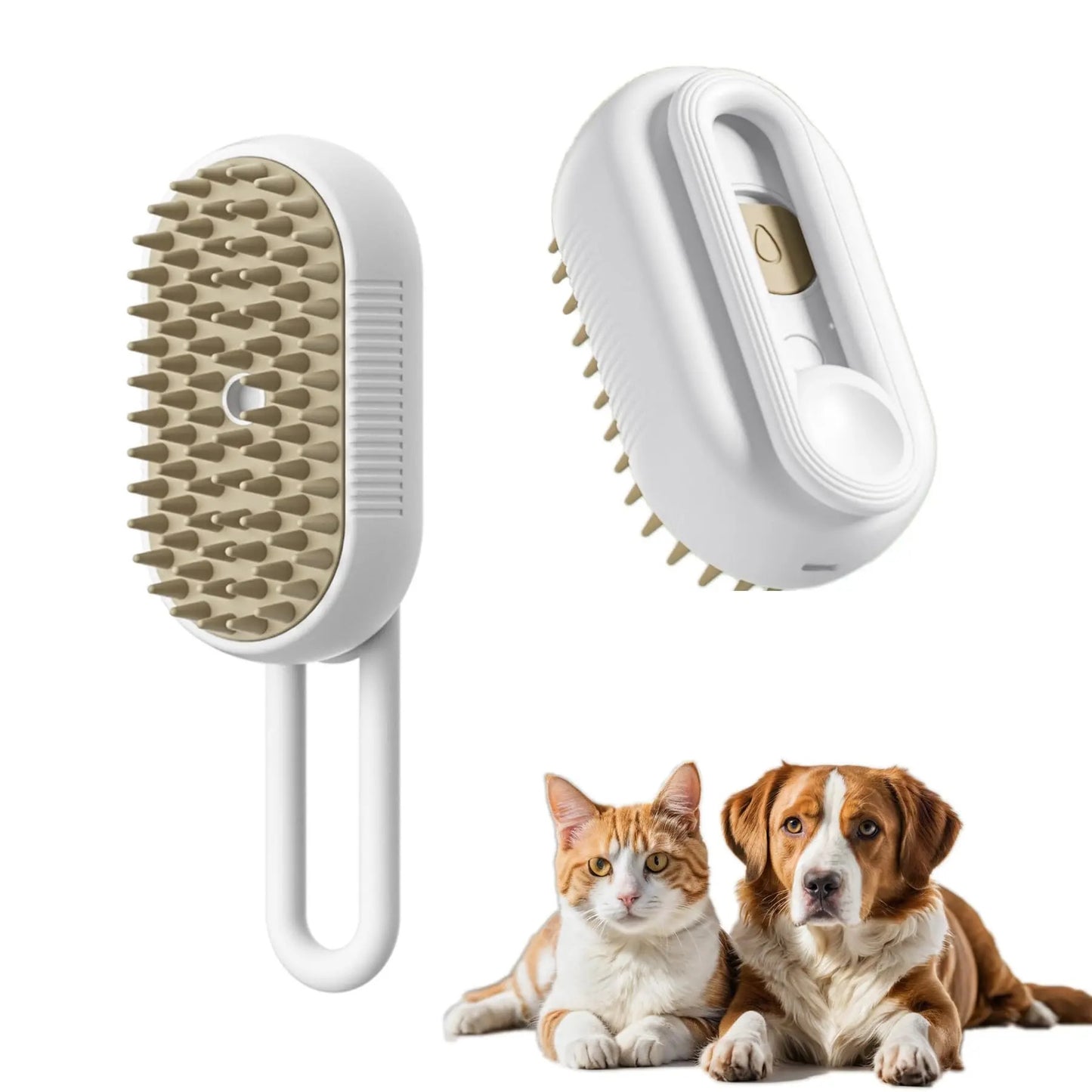 Steamy Pet Grooming Brush