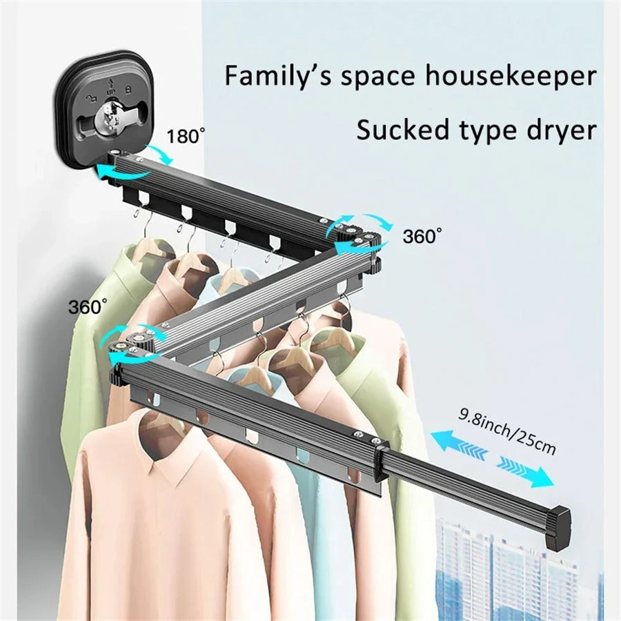 Wall-Mounted Drying Rack