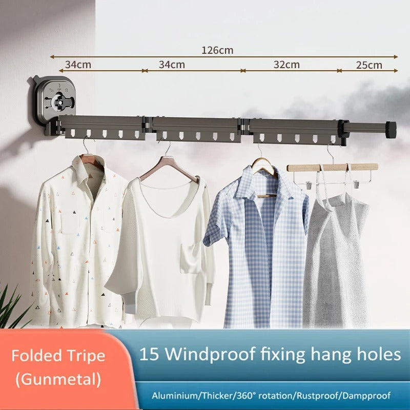 Wall-Mounted Drying Rack
