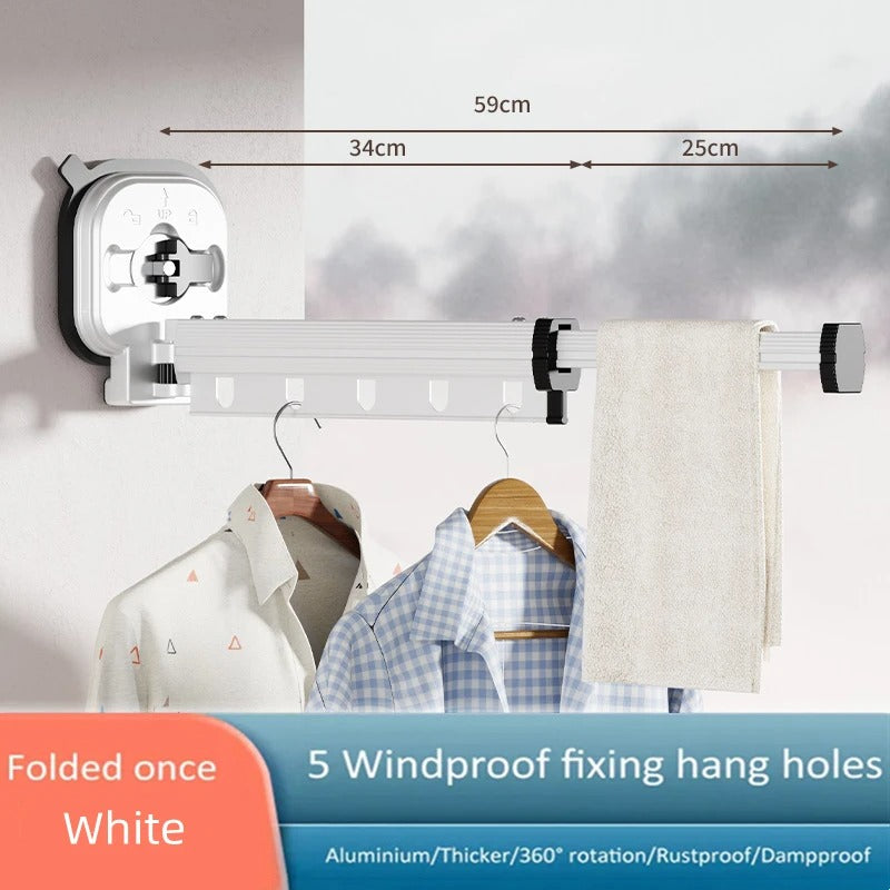 Wall-Mounted Drying Rack