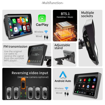 7" Wireless Car Display