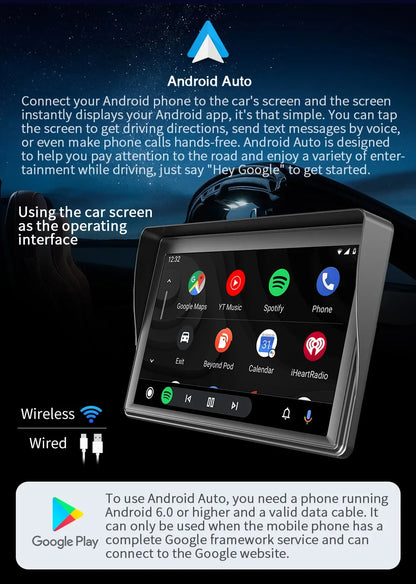 7" Wireless Car Display